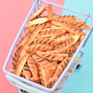 Breloques miniatures en résine à dos plat, imitation pain, pour maison de poupée, artisanat DIY et décoration de téléphone - Product Image 4