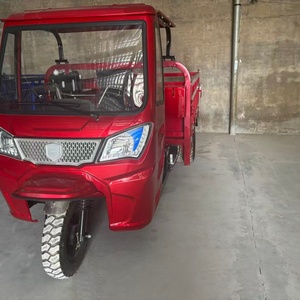 มอเตอร์ไร้แปรงถ่านกำลังสูง >1000W รถสามล้อไฟฟ้าบรรทุกสินค้าสำหรับผู้ใหญ่ แบบเปิดประทุน แบตเตอรี่ตะกั่วกรด 60V รับน้ำหนักได้ 1000 กก. ราคาประหยัด - Product Image 4