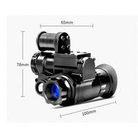 Kacamata Penglihatan Malam NVG10 HD 1920x1080p untuk Helm dengan Perekaman Video WIFI, Monokuler Digital Inframerah Jangkauan 200m untuk Berburu