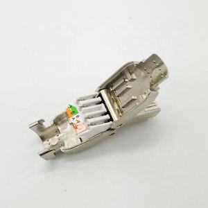 Sannce-connecteurs modulaires RJ45 Cat.6 STP, connecteurs pour fil solide, sans outils, prise RJ45/Cat6, outil gratuit - Product Image 2