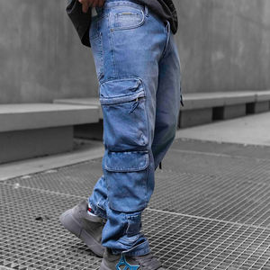 بنطال جينز رجالي مخصص للرجال بنطلون جينز فضفاض مصنعي الجينز في الصين - Product Image 4