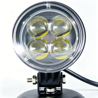 3.2 Inch 12W Round LED Work Light 4D Lens IP68 Waterproof 12-48V Auxiliary Driving Lamp Offroad Car Truck Forklift Machinery