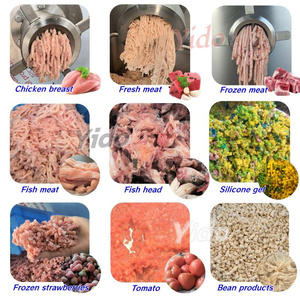 Broyeur à viande commercial automatique de grande capacité, fabrication chinoise, marque <span class=keywords><strong>Yido</strong></span>, 500-3000 kg/h, faible bruit, tension personnalisable pour l'alimentation - Product Image 2
