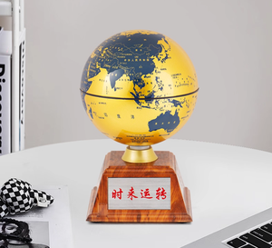 Tự Động Tự Xoay Abs Năng Lượng Mặt Trời Powered Giáo Dục Thế Giới <span class=keywords><strong>Globe</strong></span> 10.6X17Cm Máy Tính Để Bàn Địa Lý Trang Trí Cho Sinh Viên - Product Image 6