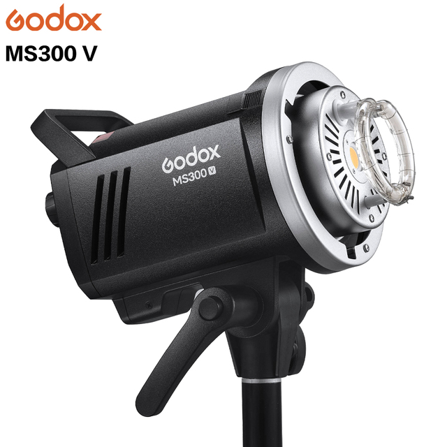 Godox MS300 V 300W  Portable Mini Master Studio Flash Light Lighting Photo Mini Flash Strobe Light Small Studio Photography