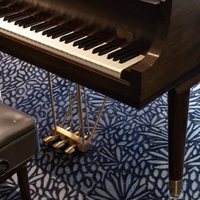 Tapis de salon en laine chinoise de luxe, sur mesure, avec logo, tapis tufté à la main, design nordique personnalisé, tapis de chevet, tapis de canapé
