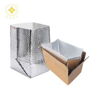 Sacs d'Expédition Isothermes Alimentaires, Refermables, en Film Thermique Isolé avec Fermeture Éclair, Protection Réfrigérante
