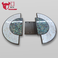 Pomo de Puerta Circular de Aleación de Aluminio de Lujo Moderno, Gran Venta, para Puertas Dobles, Decorativo, para Villas, Apartamentos y Hoteles