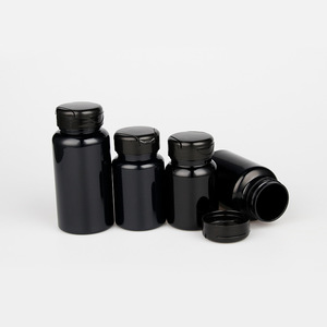 Viên Thuốc Nhựa Vitamin Y Tế Kẹo Màu Đen 120cc 150cc Chai Thuốc Chai Nhựa - Product Image 5