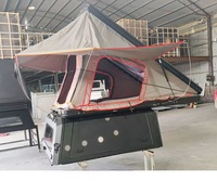 Tente de toit souple pour SUV et camionnettes, en tissu recyclable, ouverture automatique, écologique, installation rapide, camping en plein air