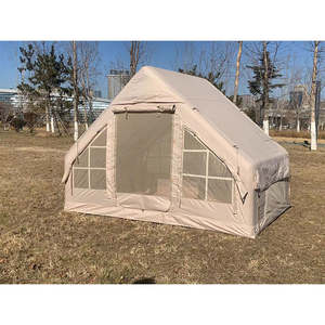 Grande tente gonflable portable imperméable en Oxford de 6,3 mètres carrés avec colonne d'air intégrée pour une utilisation en extérieur - Product Image 1