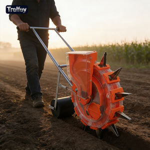 Semoir manuel à une rangée avec 12 becs, <span class=keywords><strong>profondeur</strong></span> réglable, pour jardin potager et ferme - Product Image 1