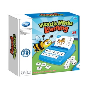 BGL insegna il riconoscimento di parole ortografia giocattolo <span class=keywords><strong>gioco</strong></span> di matematica lettera dadi <span class=keywords><strong>la</strong></span> mente <span class=keywords><strong>gioco</strong></span> di carte - Product Image 2