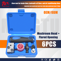 Kit professionnel de 6 outils d'élargissement de tubes de frein en acier et kit d'élargissement de conduites de frein pour véhicules universels