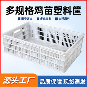 Jaula de plástico grueso apilable para transporte y manipulación de aves de corral, disponible en varios tamaños - Product Image 5