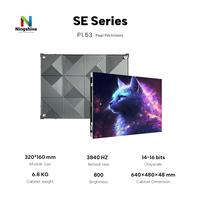 Panneau mural vidéo LED intérieur P2.5 P1.86, mur vidéo de fond pour salle de réunion, écran publicitaire LED, affichage LED