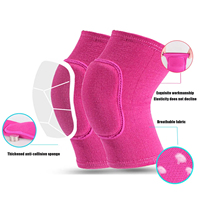 Genouillères de Compression Épaissie, Genouillère Épaissie pour Danse, Entraînement Sportif, 1 Paire