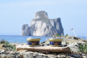 Premier Italian 50g Bottarga Mullet Roe Finest Seafood Elegance Esterilizado Mason Jar Sarda Sapori Directo de Cerdeña - Product Image 3