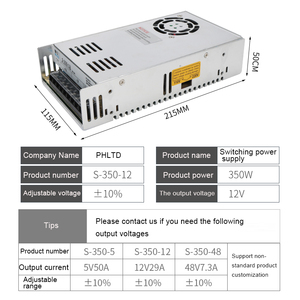 Nguồn Điện Chuyển Mạch Psu 24vdc 2000W 24V 80A SMPS 75W Sang 10KWatt 2000W Nguồn Điện 24V 2000W Với Chức Năng PFC - Product Image 4