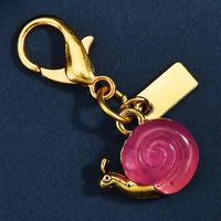 Pendentif Sac Escargot Personnalisé, Accessoire de Mode, Porte-clés Personnalisé, Bijou Pendentif