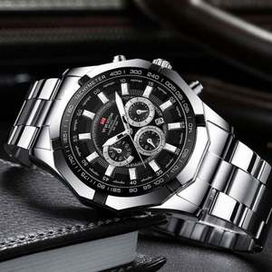 New Stainless Steel Strap Calendar Student Men's Quartz Watch Jewelry - Product Image 2