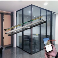 Operador de Puerta Automática Moderno de Aleación de Aluminio con Motor DC Maglev, Capacidad de Carga de 80 kg, para Persianas Enrollables Comerciales de Hoteles y Oficinas