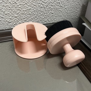 Fabbrica OEM piccola poliammidi spazzola per capelli a forma di timbro per la lucentezza dei pneumatici 63 mm folta in pelle di cuoio - Product Image 5