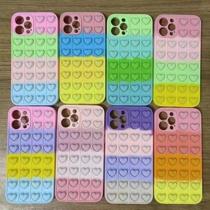 Funda Pop It para Teléfono, Funda de Silicona Antigolpes con Protección de Color, Carcasa de TPU para Teléfono Celular, para iPhone 12 13 - Product Image 4