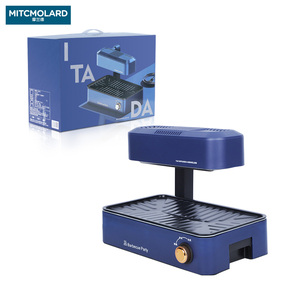 <span class=keywords><strong>Barbecue</strong></span> <span class=keywords><strong>Électrique</strong></span> Sans Fumée Style Coréen 1100W à Infrarouge Lointain, Plaque Antiadhésive, Gril de Table pour Usage Domestique – Vente Chaude Direct Usine - Product Image 3