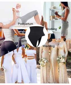 Taille haute G String String Shapewear Minceur Culotte Acier Os Sexy <span class=keywords><strong>Tanga</strong></span> Sous-Vêtements Strings pour Femmes Culotte Sans Couture - Product Image 3