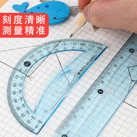 Ensemble de règles flexibles M&G 15 cm en plastique, 4 pièces, pour étudiants, mathématiques, dessin