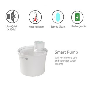 2025 स्वचालित सिरेमिक पालतू पानी डिस्पेंसर आधुनिक शैली पालतू जानवरों के लिए पालतू पानी का फव्वारा चीन कारखाने से सीधे कारखाने से - Product Image 5