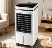 Ventilateur rafraîchisseur d'air évaporatif portable Airwens avec réservoir d'eau de 8L et 10L, économie d'énergie, purification de l'air, ventilateur de refroidissement pour la maison