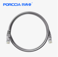 Cable de Red LAN RJ45 Cat5e UTP Gris de 0.5M 1M 2M 3M 5M 10M 20M 30M 50M 100M para PC, Router, PS5, Venta al Por Mayor