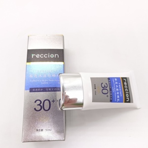 Reccion SPF30 Korean <strong>Tinted</strong> Organic Sunscreen <strong>Lotion</strong> Hydrating Vegan Sunblock Cream Vitamin E Zinc Oxide Green Tea UV Protection - Product Image 6