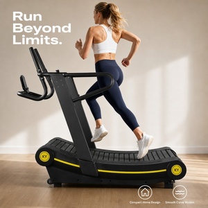 Caminadora Manual Curva de 180 kg, Bajo Impacto, Autoalimentada, Sin Necesidad de Energía, para Caminar en Casa, Gimnasio, Entrenamiento - Product Image 1