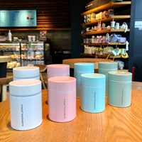 Mini termo de acero inoxidable con logotipo personalizado, caja térmica de almuerzo, contenedor de tarros de comida, termo aislado al vacío para sopa, calentador de alimentos