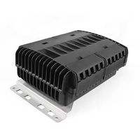 IP65 IP68 pra-konektor tipe 144 kapasitas inti FTTH kandang Horizontal Mufa serat optik penutup belahan kotak tidur siang
