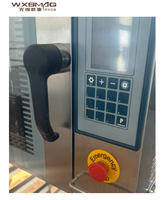 Four rotatif industriel à 10 plateaux, vente chaude, pour boulangerie, cuisine, cuisson à air chaud, pain cru, état neuf, 380V, maïs, automatique, haute sécurité
