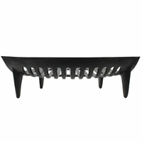 Grille de foyer classique en fonte haute résistance CMC avec support surélevé pour bois de chauffage, pour foyer en briques domestique, approvisionnement direct usine