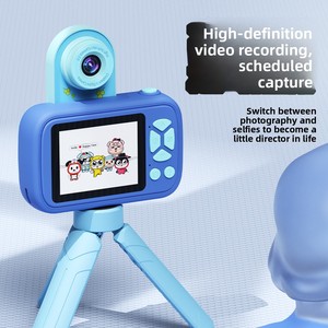 Cámara Infantil con Pantalla de 2.7 Pulgadas y Rotación de 180 Grados °   Lente de visión trasera de 4800W con foto y vídeo de 1080P y trípode para edades de 3 a 6 años - Product Image 4