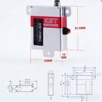 Moteur sans noyau KST DS125MG - Couple élevé, engrenage métallique de 10 mm, 7 kg pour modèle d'avion RC, pour avion télécommandé