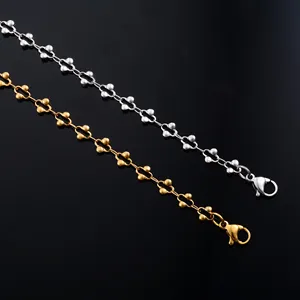 Bracelet en acier inoxydable pour femmes, 5mm de large, pour la main et la cheville, chaîne de cheville pour dames et filles, accessoires de bijoux, cadeau pour elle - Product Image 2