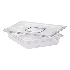 Polycarbonate Food <b>Storage</b> Container 1/2 Size 9.6L With Flip Top <b>Lid</b> Dishwasher Safe Eco-Friendly Kitchen <b>Storage</b> <b>Box</b> by Shorbul - Product Image 3