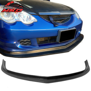 เหมาะสำหรับ Acura RSX 2002-2004 สเกิร์ตกันชนหน้าทรง MDA สีดำดิบ - Product Image 1