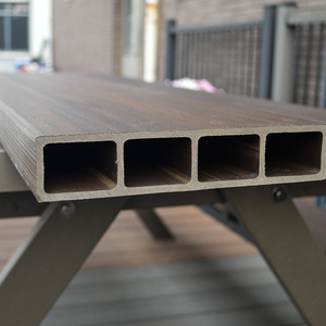 Bảo Trì Miễn Phí Gỗ Nhựa Composite Wpc Khung Nhôm Ngoài Trời Dã Ngoại Vườn Băng Ghế Dự Bị Bàn Ngoài Trời - Product Image 2