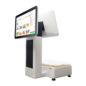 15.6-inch Double Screen POS All in One With Electronic Weigher and Built-in 58MM <b>Printer</b> 2+32GB Cash Register - Product Image 1