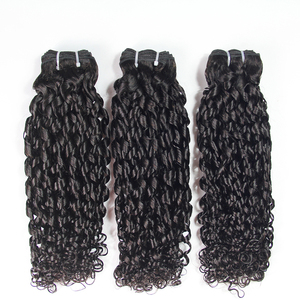 Bán buôn funmi cho PIXIE Curl Brazil thực sự con người phần mở rộng tóc Trinh Nữ lớp biểu bì phù hợp đôi rút ra nguyên bó - Product Image 1