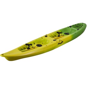 Nouveau 3.1 - 4m en plastique Double Tandem assis sur le dessus Kayak 2 personnes pêche Kayak vente - Product Image 1