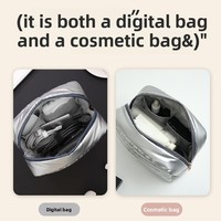 Nouvelle conception de trousse de toilette matelassée en forme de nuage, imperméable, pour le rangement des cosmétiques, idéale pour les voyages